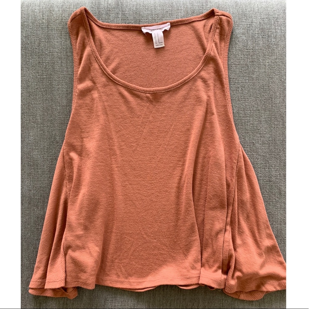 Orange tank top